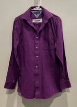 Load image into Gallery viewer, Tommy Hilfiger Mens Purple Cotton Collared Long Sleeve Dress Shirt Size 15 1/2
