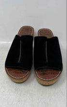 Load image into Gallery viewer, Sam Edelman Womens Black Open Toe Slip-On Platform Sandals Size 6.5M
