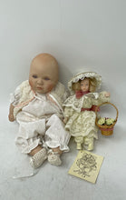 Load image into Gallery viewer, Lot Of 5 Pcs Home Decorative Porcelain Baby Doll Collectible With Outfit
