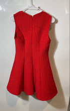 Load image into Gallery viewer, Zara Womens Red Sleeveless Round Neck Stretch Back-Zip Mini Dress Size M
