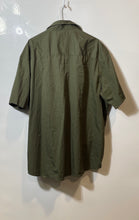 Load image into Gallery viewer, Sean John Mens Green Collared Short Sleeve Button-Up Shirt Size 3XB
