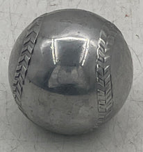 Load image into Gallery viewer, Collectible Silver Color Baseball Shaped Novelty Gift Tabletop Paperweight
