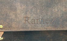 Load image into Gallery viewer, Vintage Ramez Mens Brown Inner Pockets Top Handle Briefcase Laptop Bag

