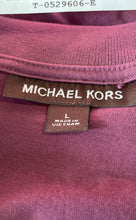 Load image into Gallery viewer, Michael Kors Mens Purple Short Sleeve Collared Golf Polo Shirt Size Large
