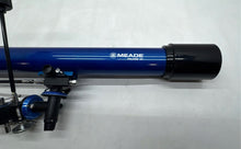 Load image into Gallery viewer, Meade Polaris Blue Black Multi-Coated 90mm German Equatorial Refractor Telescope
