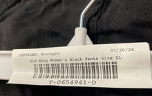 Load image into Gallery viewer, Old Navy Womens Black Pockets Drawstring Tapered Leg Jogger Pants Size XL
