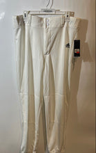 Load image into Gallery viewer, Adidas Mens White Flat Front Pockets Baseball Pants Size Large With Tag
