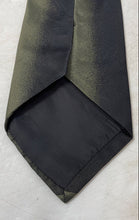Load image into Gallery viewer, Lombardia Mens Green Printed Silk Keeper Loop Adjustable Pointed Tie
