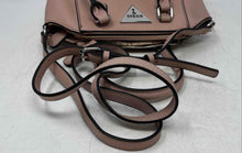 Load image into Gallery viewer, Guess Womens Dark Nude Leather Pockets Crossbody Adjustable Strap Satchel Bag

