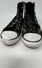 Load image into Gallery viewer, Converse Kids CTAS A06789F Black Animal Print Sneaker Shoes Size 3 No Laces
