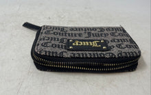 Load image into Gallery viewer, Juicy Couture Womens Gray Black Signature Print Accordion Zip-Around Wallet
