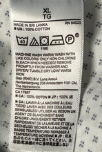 Load image into Gallery viewer, Banana Republic Mens White Printed Long Sleeve Non-Iron Button-Up Shirt Size XL
