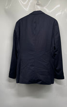 Load image into Gallery viewer, Reda Mens Blue Long Sleeve Pockets Notch Lapel Two-Button Blazer Size 38R
