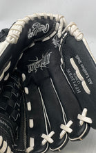 Load image into Gallery viewer, Rawlings HFP120BW Black White All Leather Shell 12 Inch Baseball Glove

