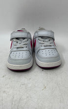 Load image into Gallery viewer, Nike Boys Court Borough Low 2 BQ5453-015 White Pink Sneaker Shoes Size 6C
