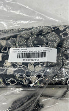 Load image into Gallery viewer, Gianni Bini Womens Black White Beaded Inner Pockets Evening Clutch Purse
