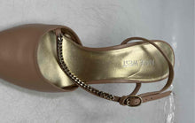 Load image into Gallery viewer, Nine West Womens Pink Leather Pointed Toe Stiletto Slingback Heels Size 8 1/2M
