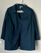 Load image into Gallery viewer, St Johns Bay Womens Blue Stretch 3/4 Sleeve Collared Button-Up Shirt Size 3X
