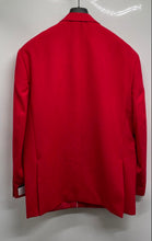 Load image into Gallery viewer, Royal Diamond Mens Red Long Sleeve Notch Lapel Two-Button Blazer Size 46R W/ Tag
