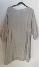 Load image into Gallery viewer, Lungo L'arno Womens Gray 3/4 Sleeve Round Neck Pullover T-Shirt Dress Size 1X
