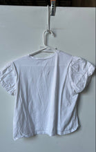 Load image into Gallery viewer, Zara Womens White Short Sleeve Crew Neck Regular Fit Pullover Blouse Top Size S

