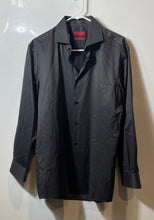 Load image into Gallery viewer, Hugo Boss Mens Black Collared Long Sleeve Dress Shirt Size 16 1/2

