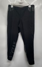 Load image into Gallery viewer, DKNY Womens Black Flat Front Elastic Waist Pockets Trouser Pants Size Large
