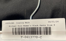 Load image into Gallery viewer, Michael Kors Womens Black Stretch Flat Front Wide-Leg Dress Pants Size 8
