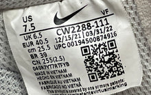 Load image into Gallery viewer, Nike Mens Air Force 1 07 CW2288-111 White Leather Sneaker Shoes Sz 7.5 No Laces
