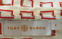 Load image into Gallery viewer, Authentic Tory Burch Womens Multicolor Printed Long Sleeve Button-Up Shirt Sz 4
