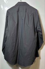 Load image into Gallery viewer, Pierre Cardin Mens Gray Long Sleeve Spread Collar Slim Fit Dress Shirt Size L
