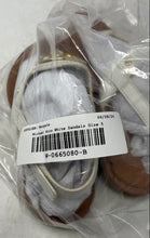 Load image into Gallery viewer, Michael Kors Womens Casey White Leather Logo Buckle Thong Sandals Size 5M
