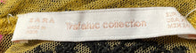 Load image into Gallery viewer, Zara Trafaluc Collection Womens Yellow And Black Long Sleeve Sheath Dress Sz XS
