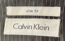 Load image into Gallery viewer, Calvin Klein Mens Black Slim Fit Long Sleeve Two-Button Blazer Size 38R
