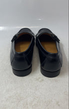 Load image into Gallery viewer, Cole Haan Mens Pinch Buckle Kiltie Black Leather Loafer Dress Shoes Size 9.5
