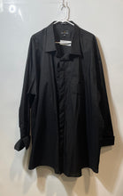 Load image into Gallery viewer, Stacy Adams Mens Black Long Sleeve Collared Dress Shirt Size 22 36-37

