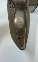 Load image into Gallery viewer, Limelight Womens Gray Suede Closed Toe Slip-On Stiletto Pump Heels Size 39
