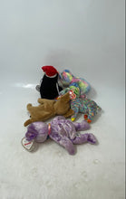 Load image into Gallery viewer, Set Of 5 Pcs Ty Beanie Baby Collectible Mixed Stuffed Animals Plush Toys w/ Tags
