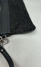 Load image into Gallery viewer, Tommy Hilfiger Womens Black Signature Print Single Strap Zip Top Shoulder Bag
