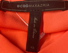 Load image into Gallery viewer, BCBGMAXAZRIA Womens Orange Sleeveless Round Neck Camisole Tank Top Size XS
