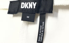 Load image into Gallery viewer, DKNY Womens Off White Flat Front Zip Pocket Drawstring Waist Jogger Pants Size M
