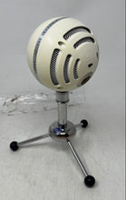 Load image into Gallery viewer, Blue Snowball White Silver Professional USB Microphone w/ Tripod Stand No Tested
