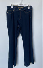 Load image into Gallery viewer, Michael Kors Womens Blue Denim Dark Wash Stretch Bootcut Leg Jeans Size 8
