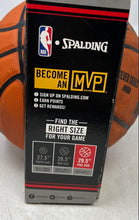 Load image into Gallery viewer, Spalding Brown Leather Official Basketball Of The NBA 29.5 In Full Size With Box
