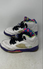 Load image into Gallery viewer, Nike Kids Air Jordan 5 Retro DB3024-100 White Purple Sneaker Shoes Size 7Y
