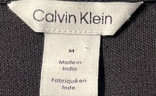 Load image into Gallery viewer, Calvin Klein Mens Black Short Sleeve Button Front Collared Polo Shirt Size M
