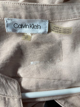 Load image into Gallery viewer, Calvin Klein Womens Light Peach Long Sleeve Button Front Blouse Top Size S/P
