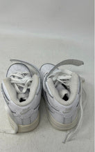 Load image into Gallery viewer, Nike Boys Air Force 1 Mid White Leather Lace-Up Mid Top Sneaker Shoes Size 8C
