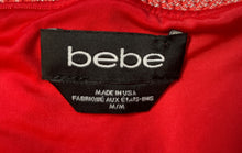 Load image into Gallery viewer, Bebe Womens Orange Textured Pull-On Side Slit Maxi Skirt Size Medium
