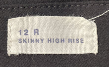 Load image into Gallery viewer, Gap Womens Black Pockets High Rise Skinny Leg Chino Pants Size 12R
